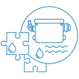 Монтаж каналізаційної установки Grundfos Sololift+